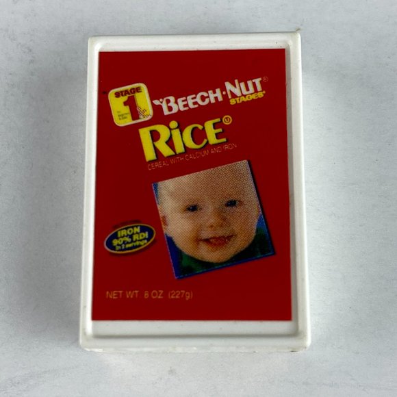 Barbie Beech-Nut Rice Stage 1 Cereal Pretend Play Baby Food For Kids Playsets - Picture 1 of 4